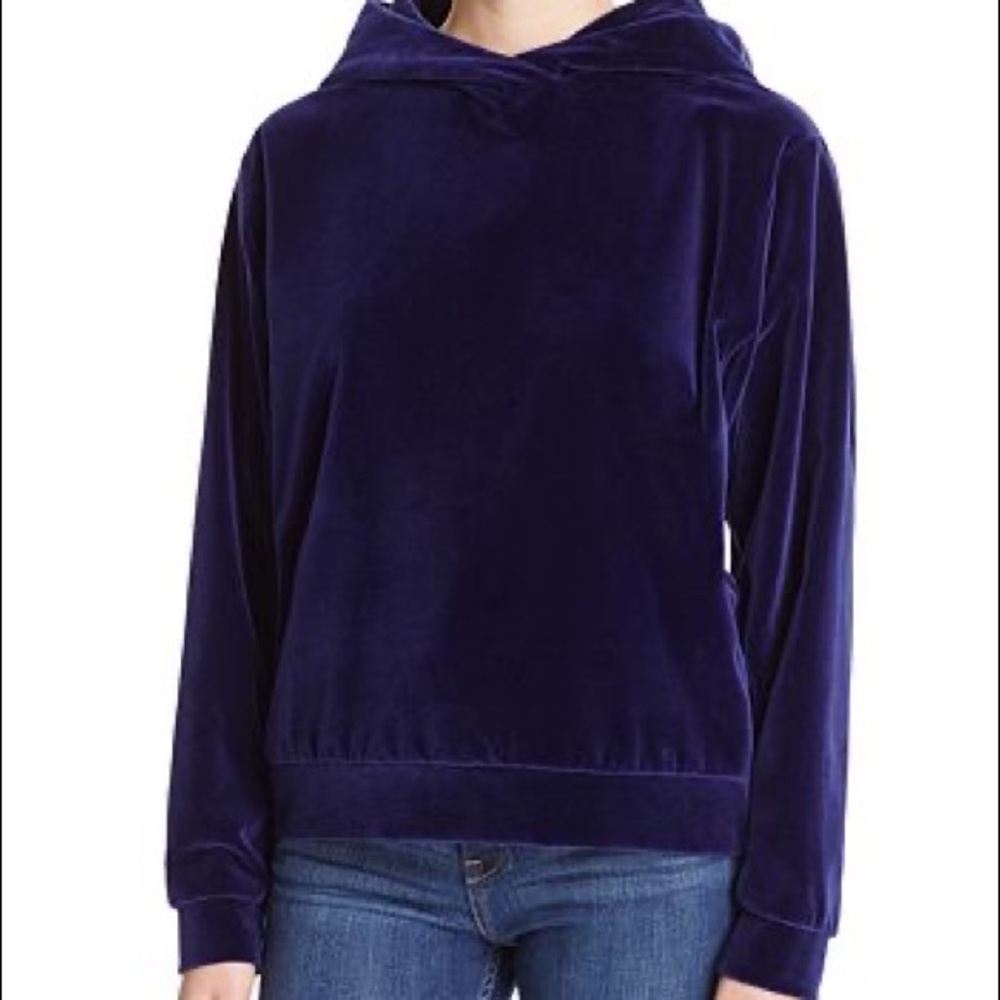 The Kooples velvet hoodie